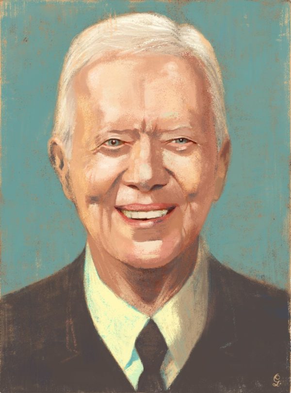 Portrait of Jimmy Carter 2015