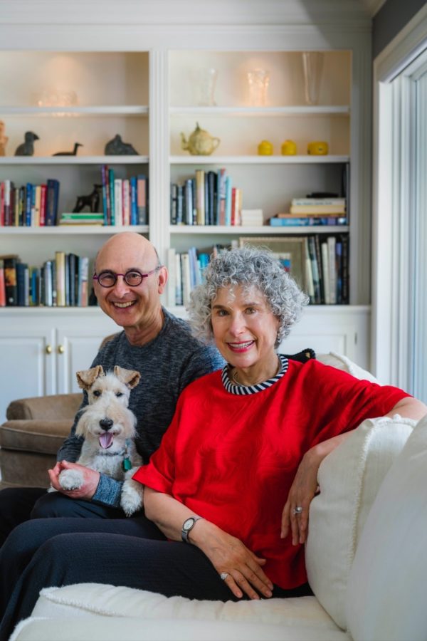 Arna Sherfrin, pictured with her husband, Hersh, at their home. / Edward Caldwell photography