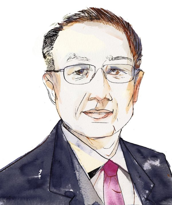Jim Yong Kim, MD, PhD. (Illustration by Riccardo Vecchio)
