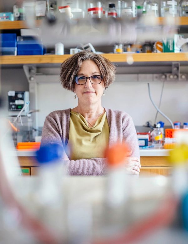 Miriam Goodman, PhD, at her Stanford Lab