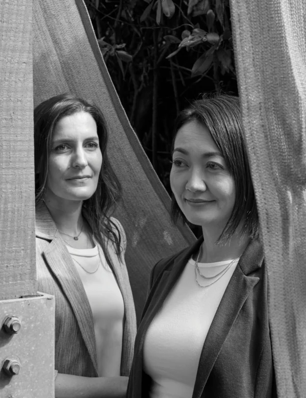 Photo of Elizabeth Reichert and Mari Kurahashi, who co-direct the Stanford Parenting Center.