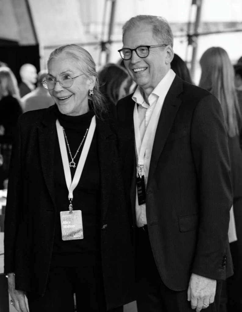 Photo of Alice Walton and Lloyd Minor, MD, Image by Meredith Mashburn