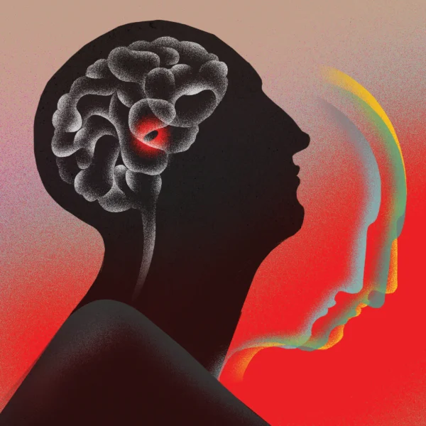 Illustration by Brian Stauffer about treating Parkinson’s by responding to the brain’s rhythms in real time