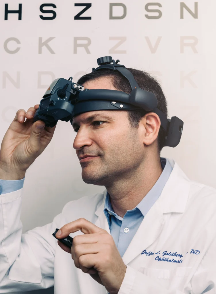 Jeffrey Goldberg, MD, PhD, develops and tests innovative ways to overcome nerve damage caused by glaucoma.