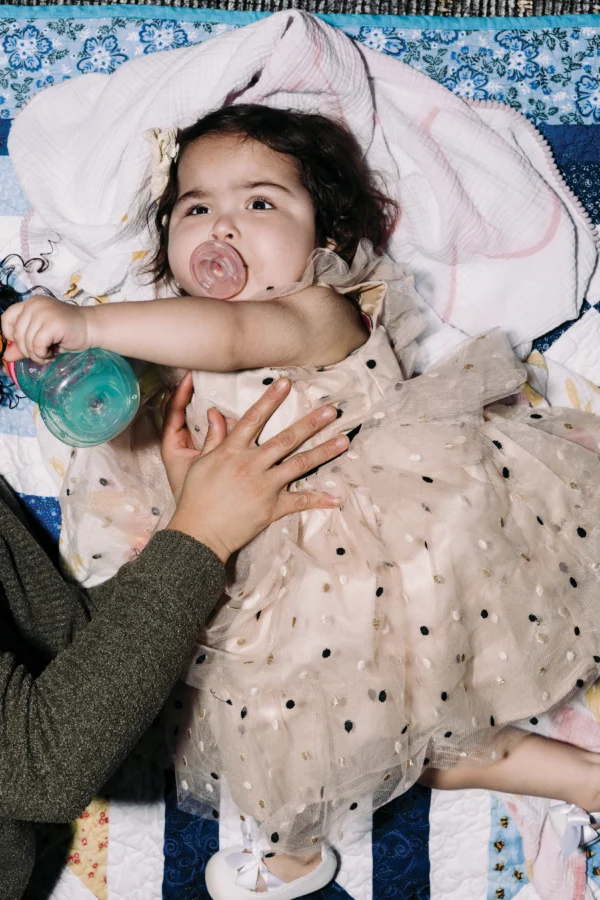 Baby Lydia Garcia’s small intestine reached just 10% of the normal length at birth.