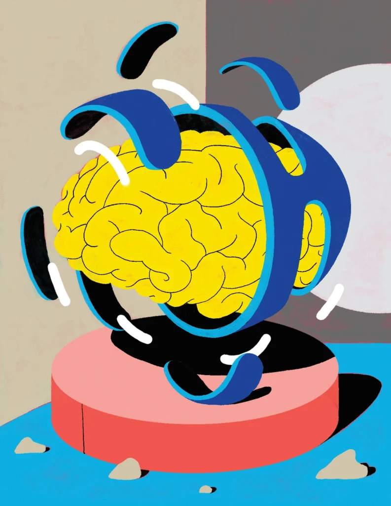 Illustration of a brain