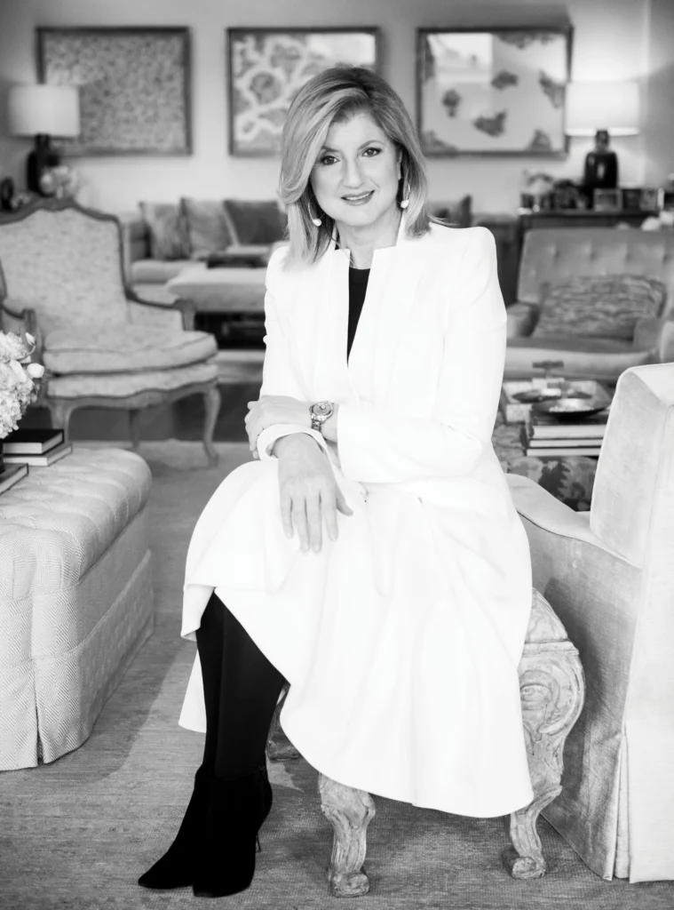 Photo of Arianna Huffington, courtesy of Thrive Global