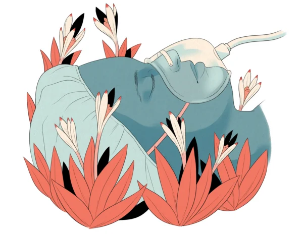 Illustration to reflect efforts to make operating rooms environmentally sustainable.