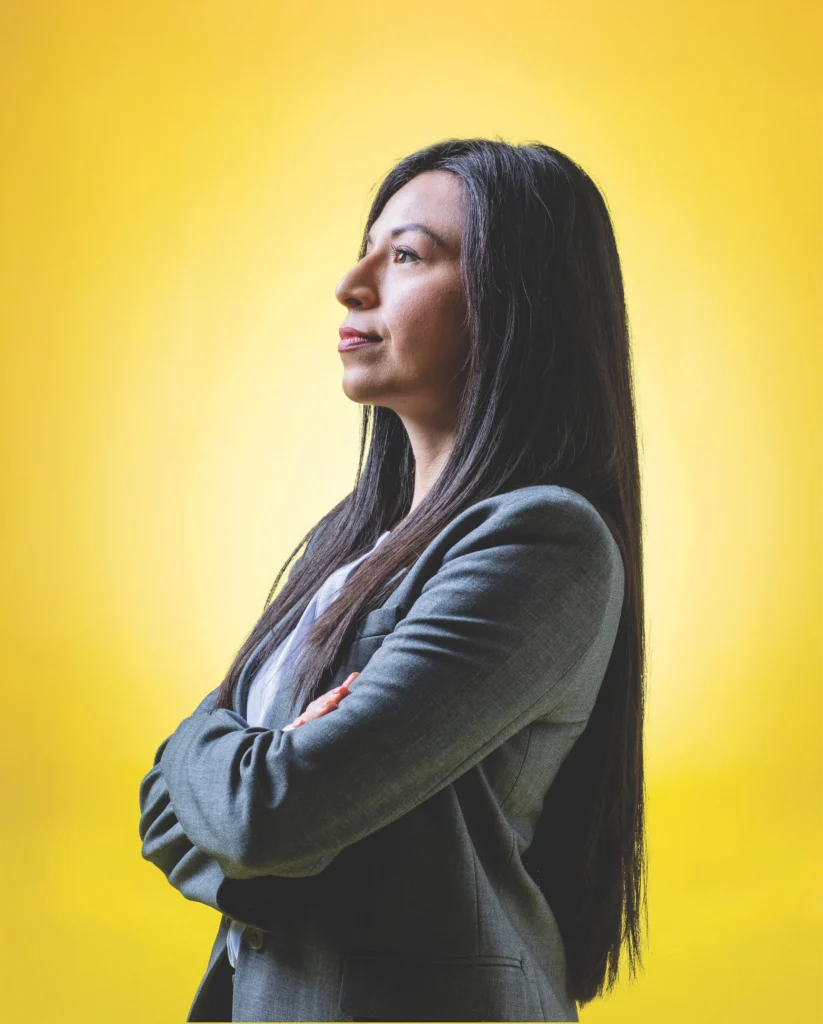 Photo of Jacqueline Aredo, who led showed that an immunotherapy drug did more harm than good for people with locally advanced EGFR-mutated lung cancer