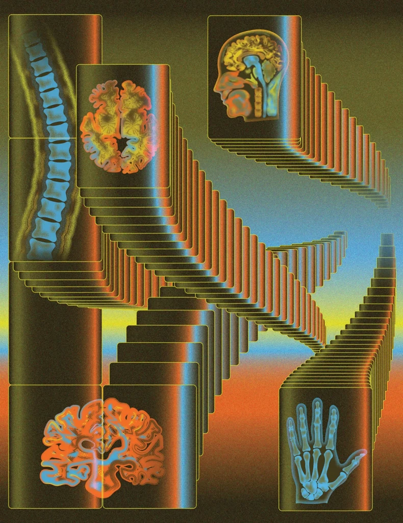 Cover for AI steps into the looking glass with synthetic data